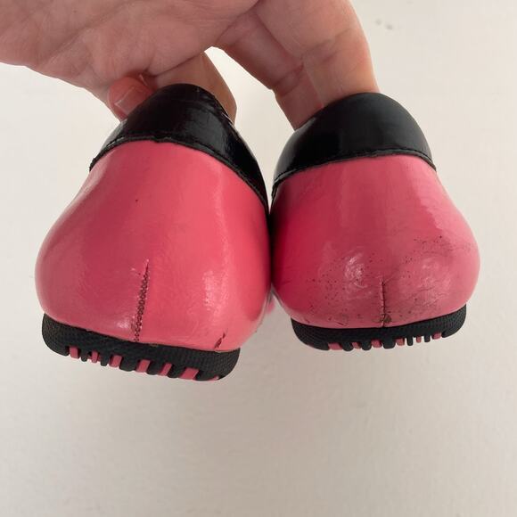 Vintage Y2K Diesel Pink Peep Toe Flats / US 9 / Indie Sleaze Euro Shoes / READ - Picture 8 of 11